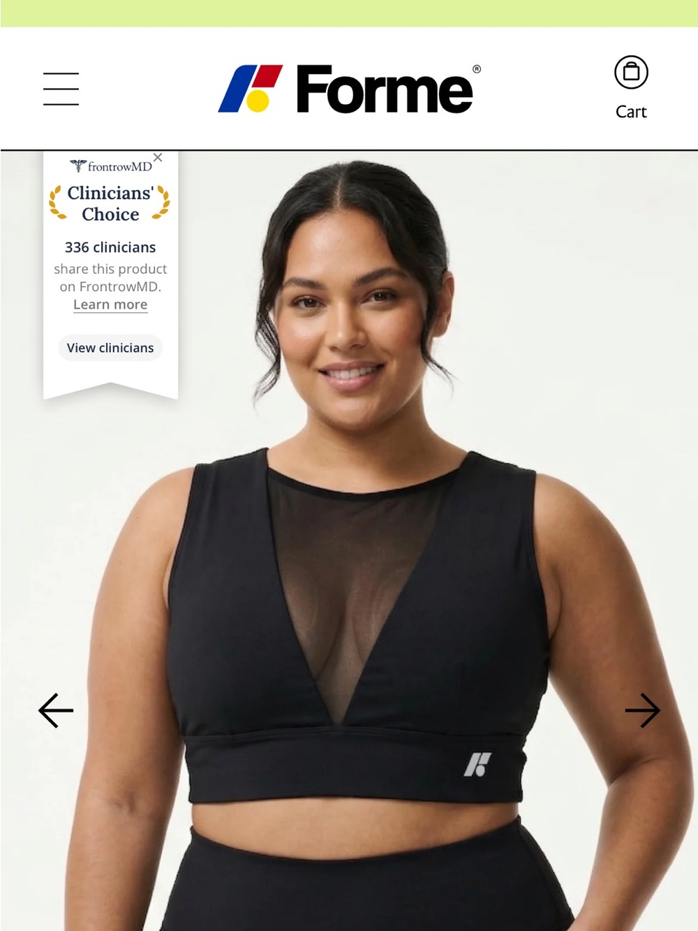 Forme Radiance bra